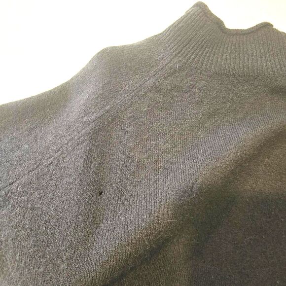J. Crew Women’s Black Roll Neck Wool/Alpaca Sweater • Soft Heritage Knit •Size M - Picture 6 of 6